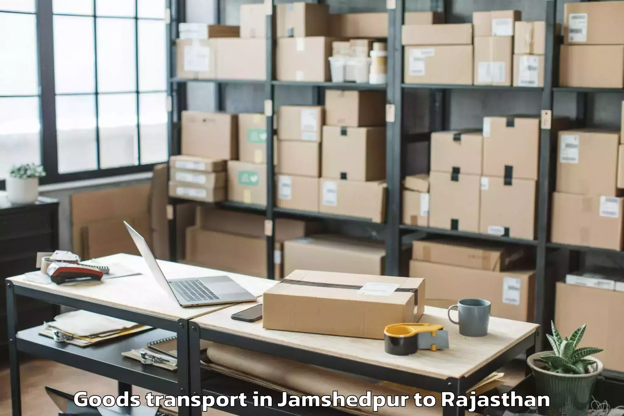 Affordable Jamshedpur to Hindaun Goods Transport